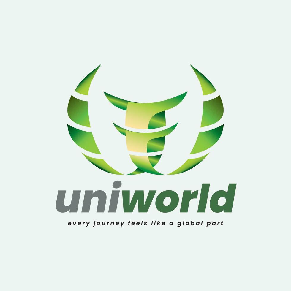 World International Affairs W Pattern Logo vector
