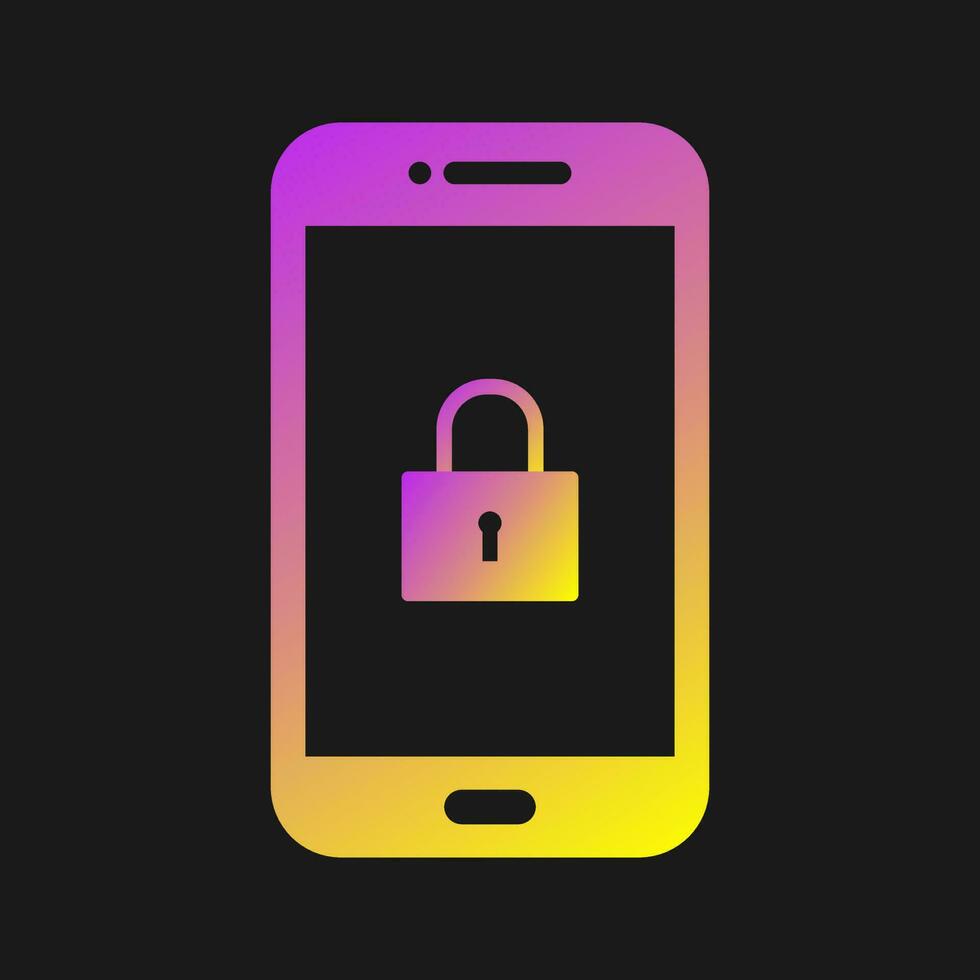 Lock Screen Vector Icon