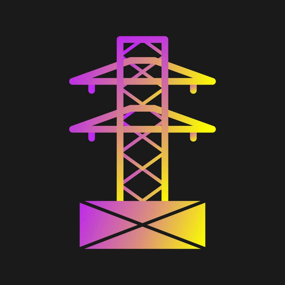 Electricity Tower Vector Icon