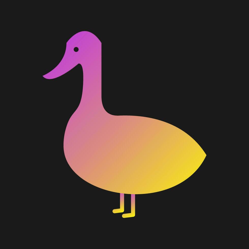 Duckling Vector Icon