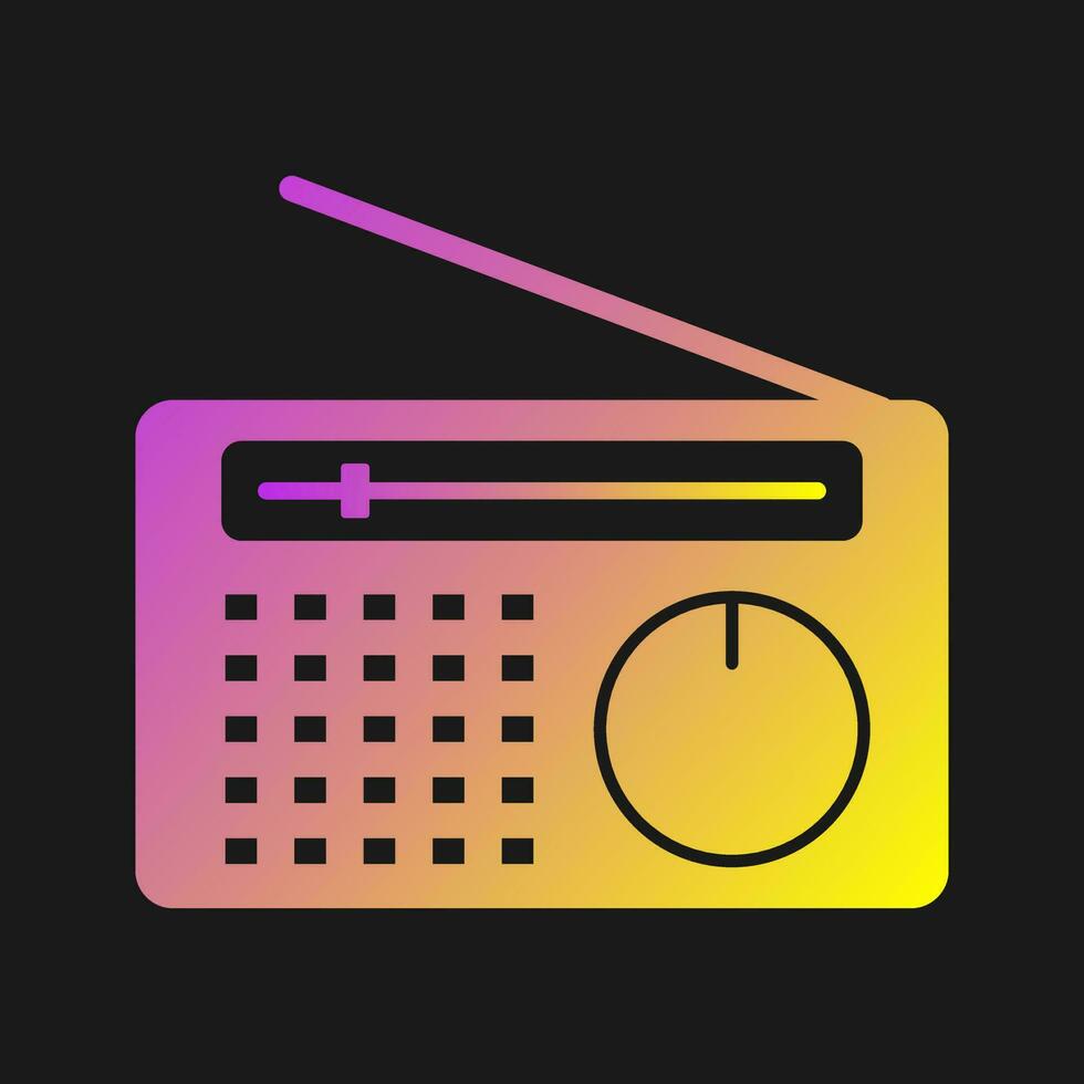 Radio Vector Icon