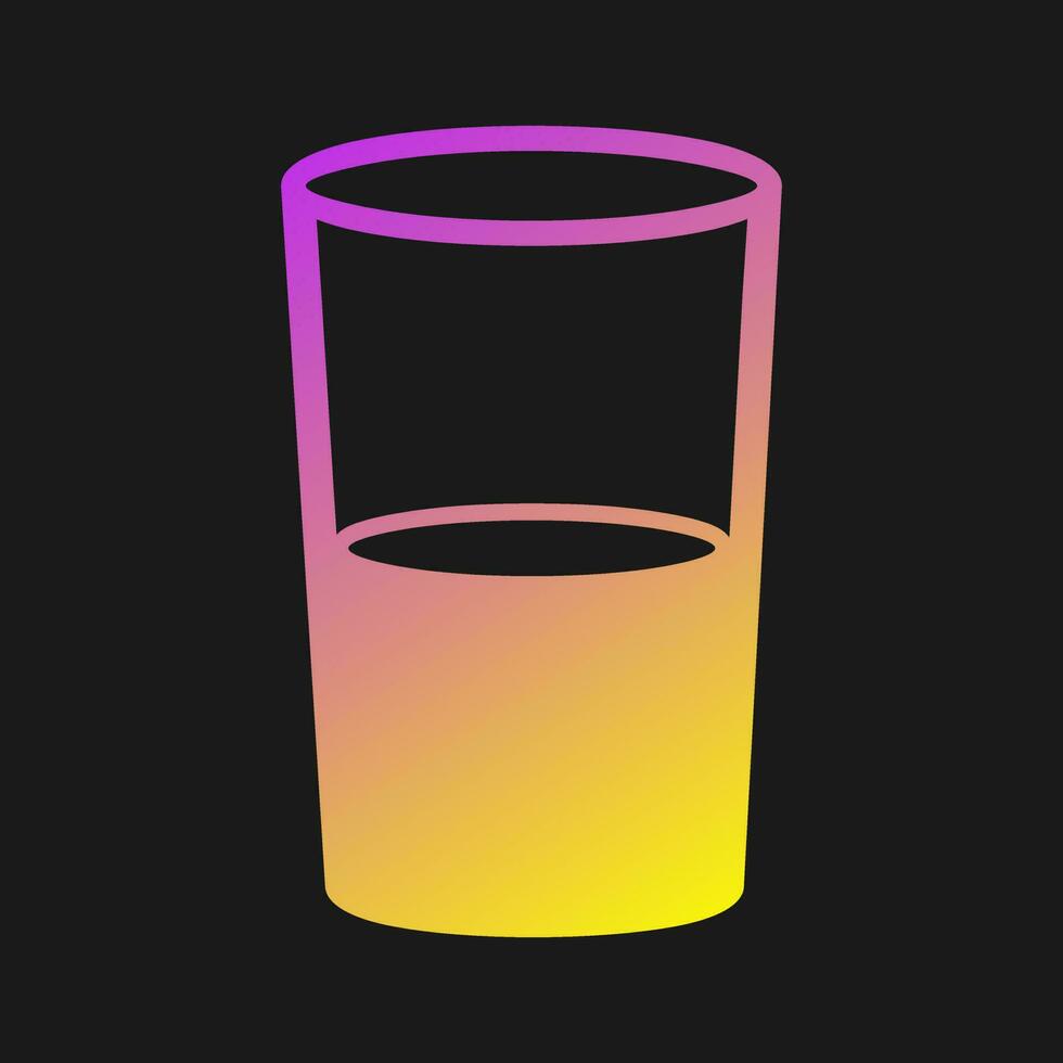 Water Glasses Vector Icon