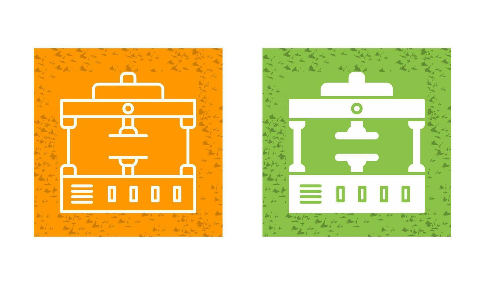Machine Press Vector Icon
