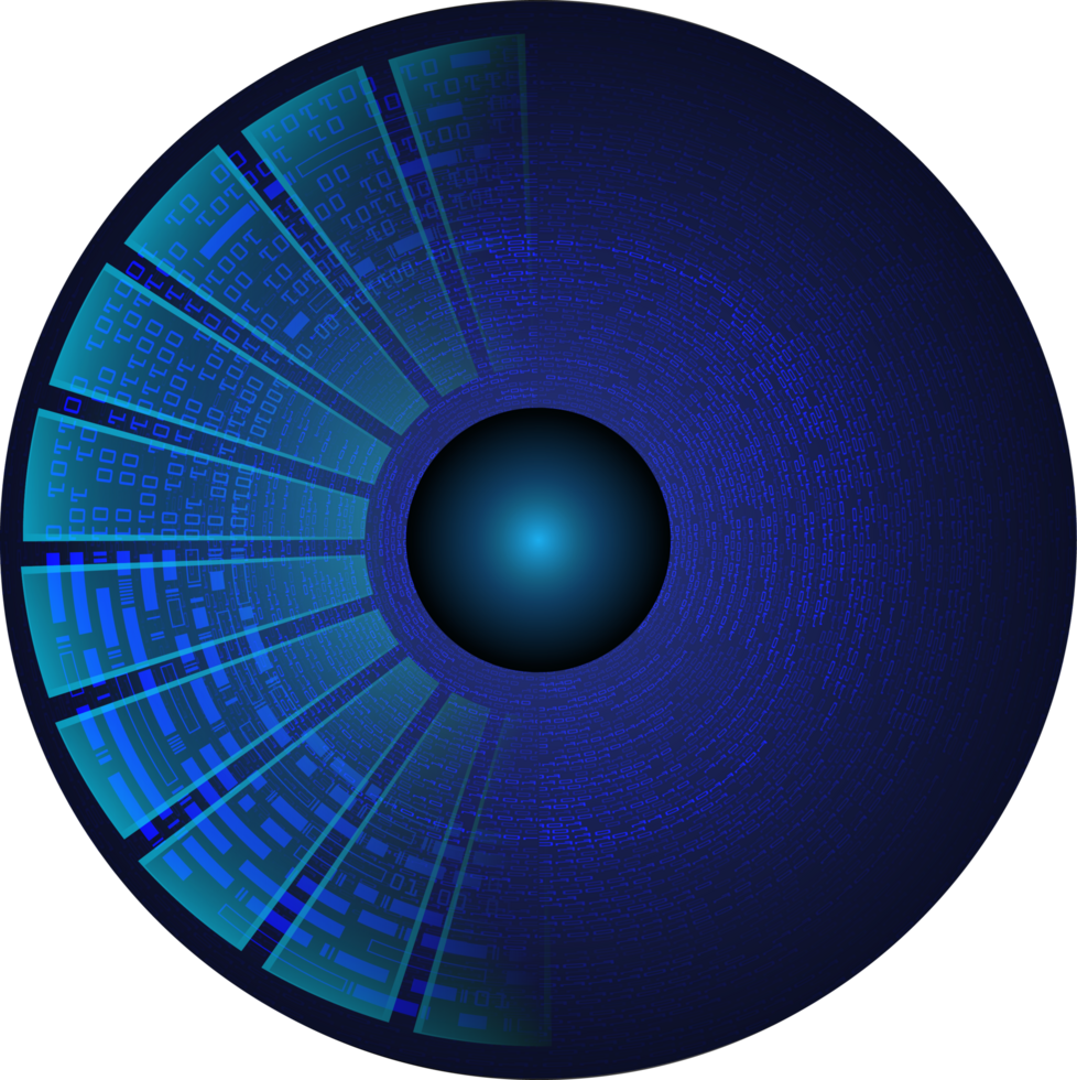 Modern Technology Eye Cybersecurity Crop-out png