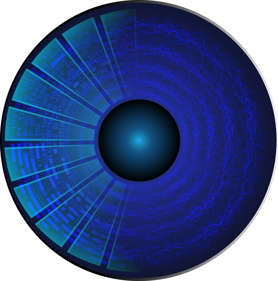 Modern Technology Eye Cybersecurity Crop-out png