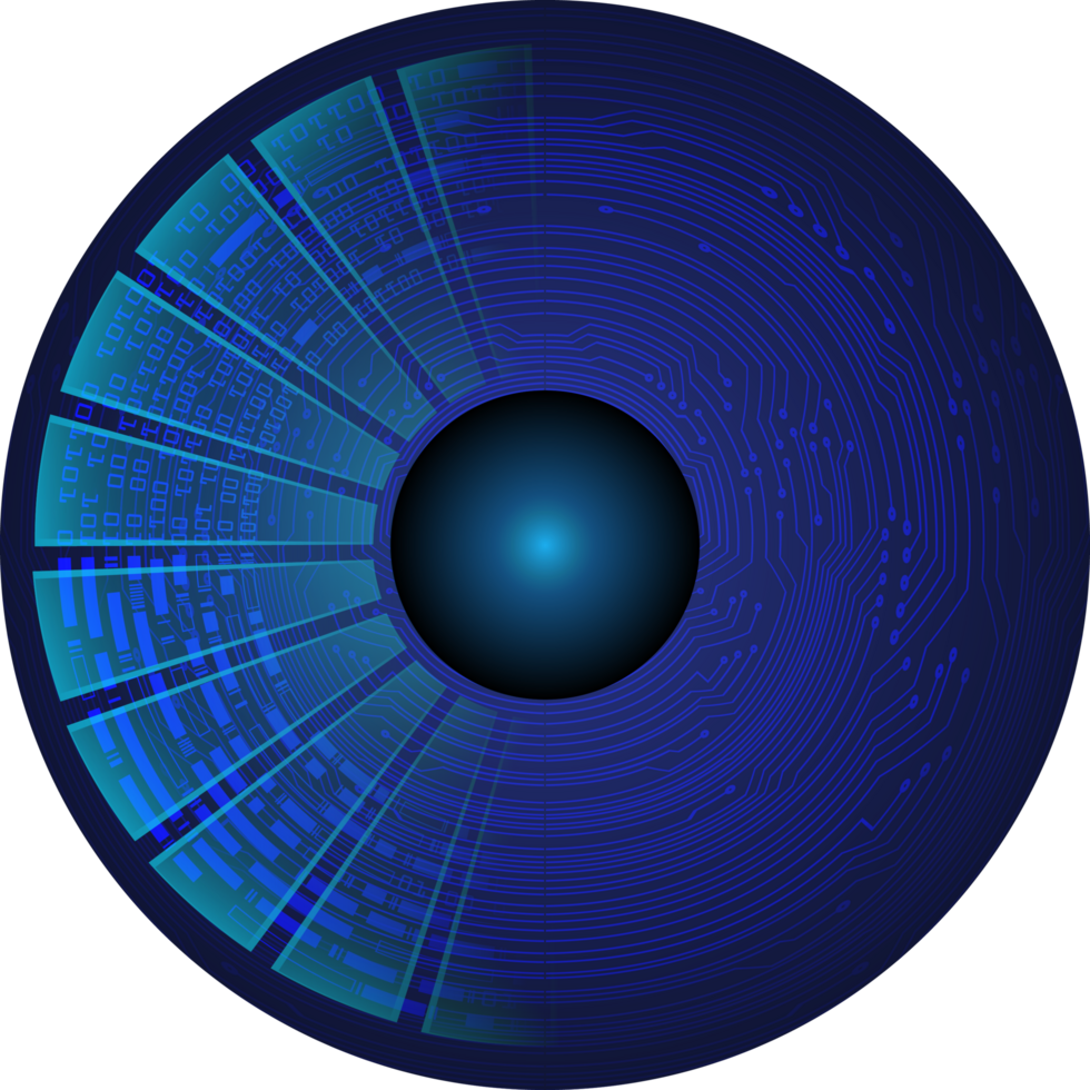 Modern Technology Eye Cybersecurity Crop-out png