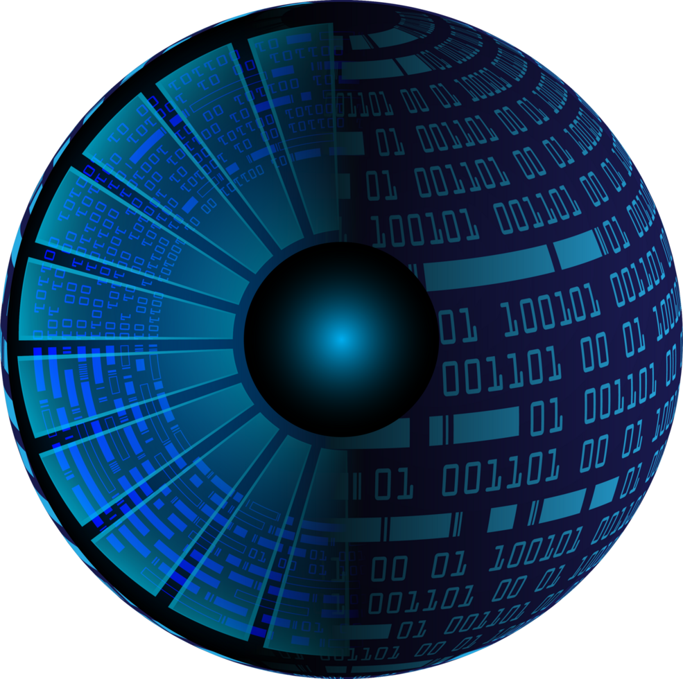 Modern Technology Eye Cybersecurity Crop-out png