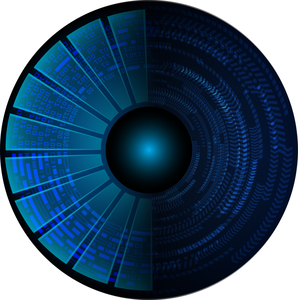 Modern Technology Eye Cybersecurity Crop-out png