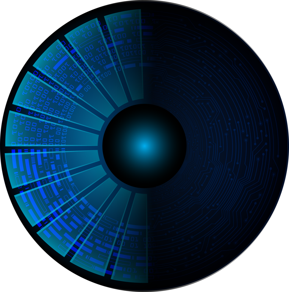 modern technologie oog cyberveiligheid uitsnijden png