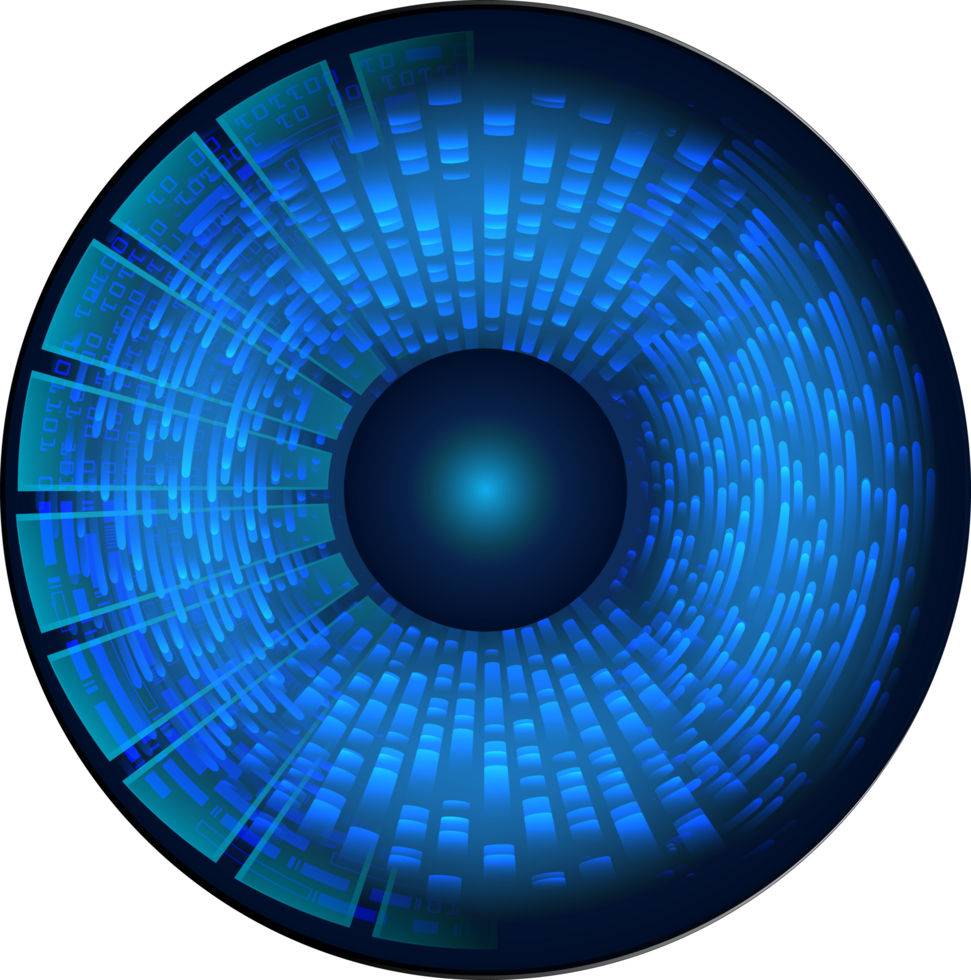 Modern Technology Eye Cybersecurity Crop-out png