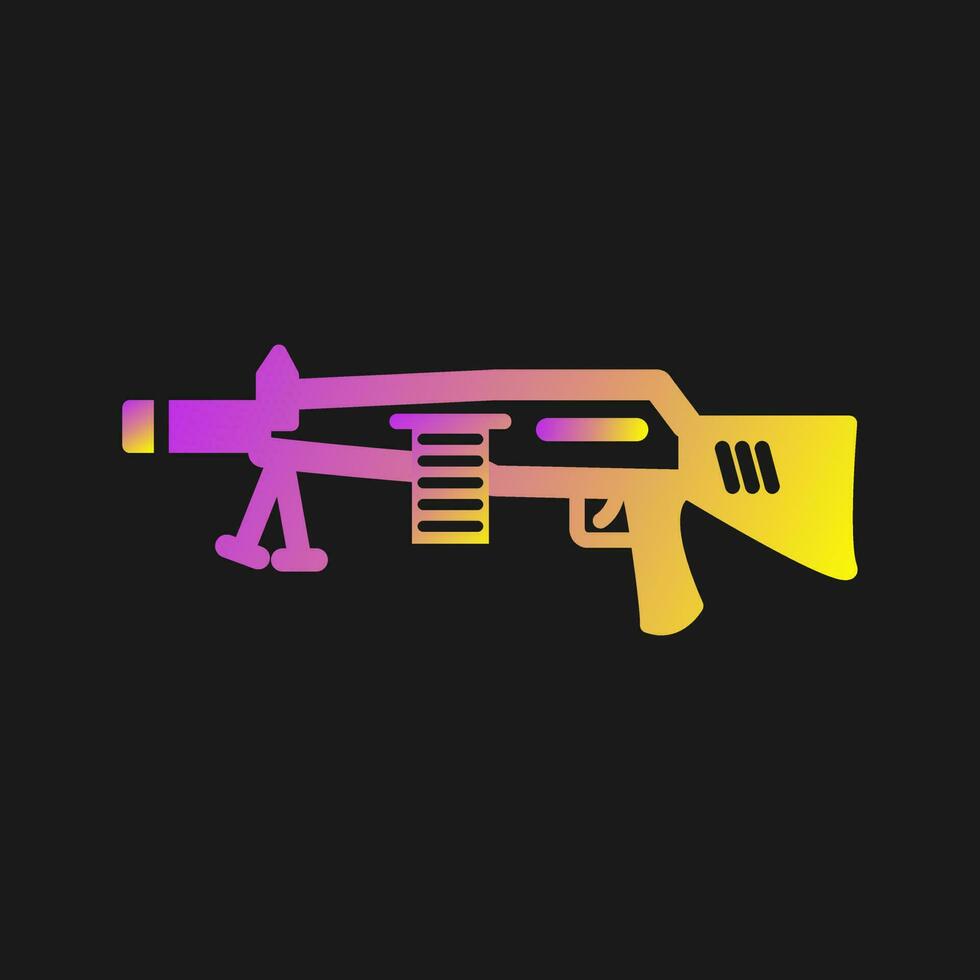 Machine Gun Vector Icon