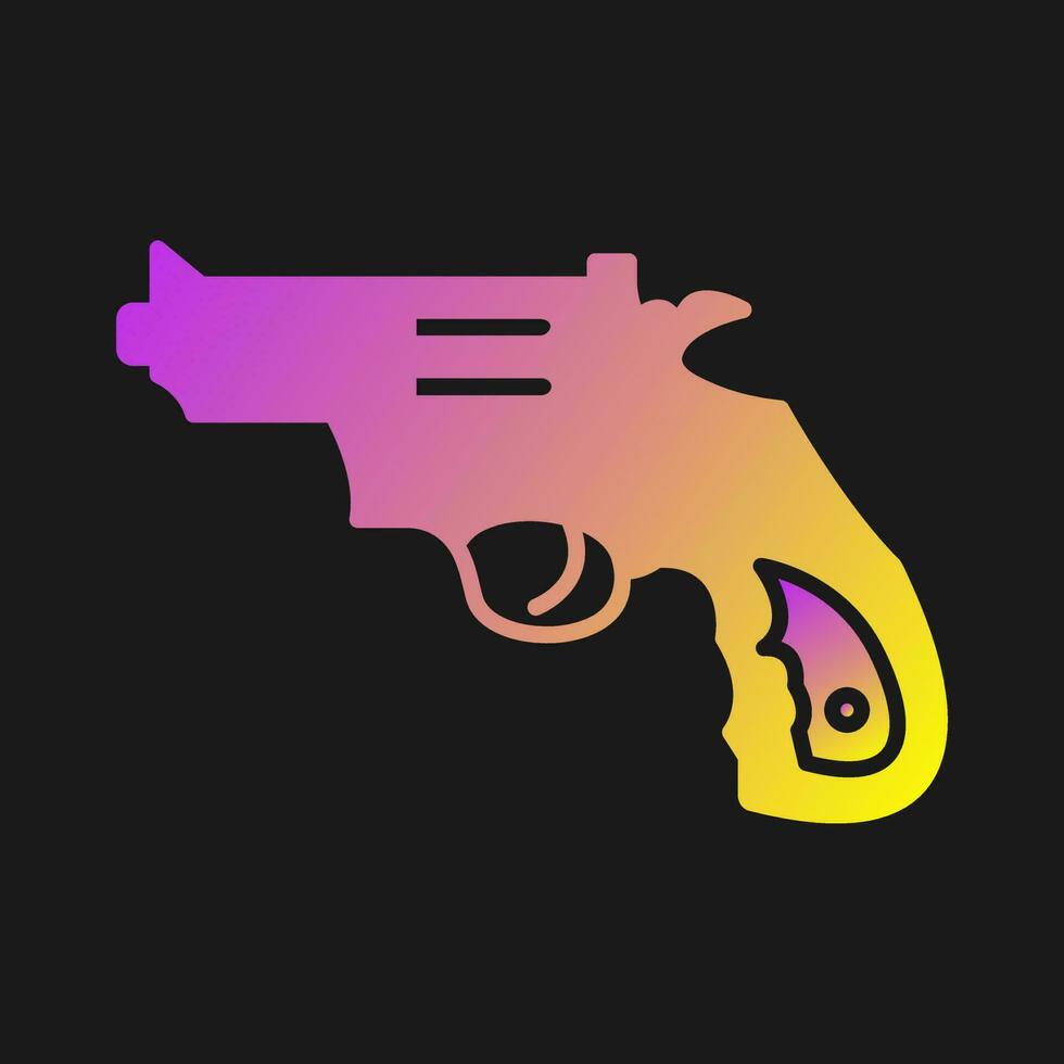 Revolver Vector Icon