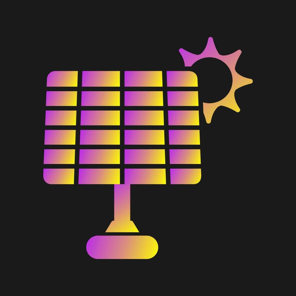 Solar Panel Vector Icon