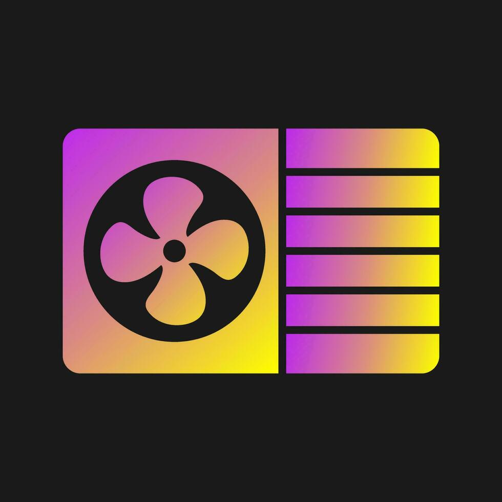 AC Window Unit Vector Icon
