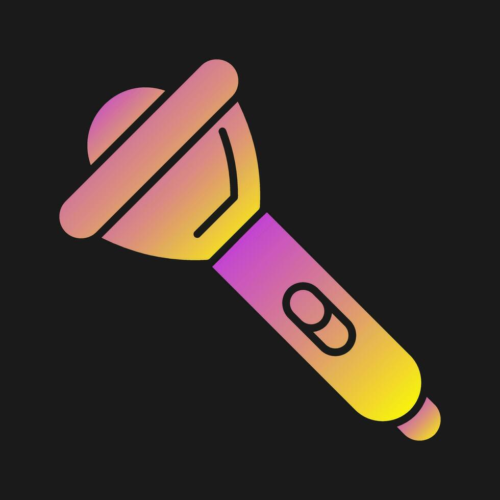 Flashlight Vector Icon