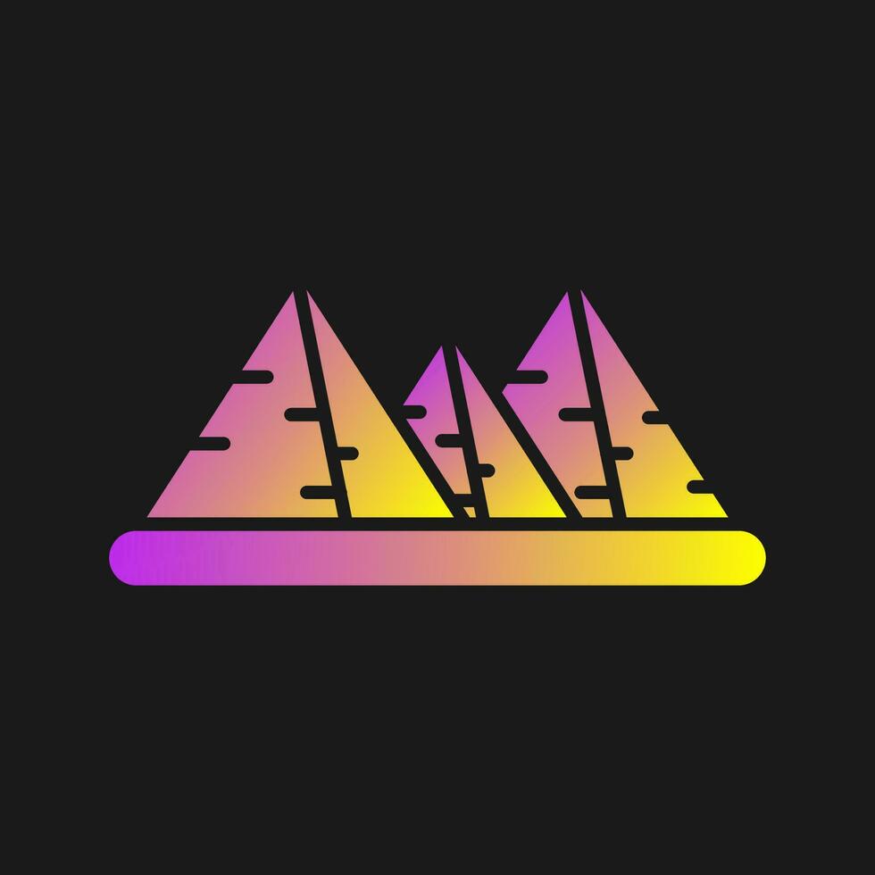 Pyramid Vector Icon