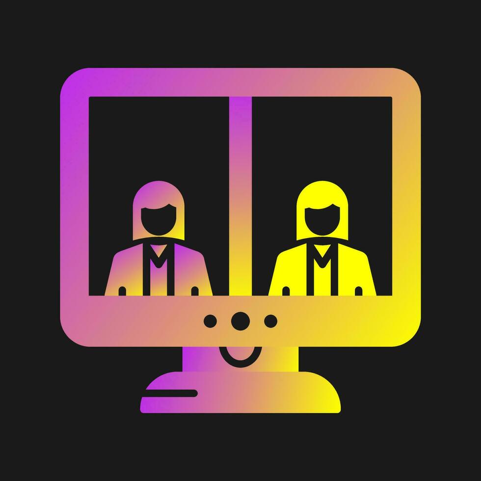 Video Call Vector Icon