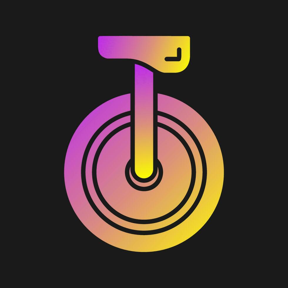 Unicycle Vector Icon