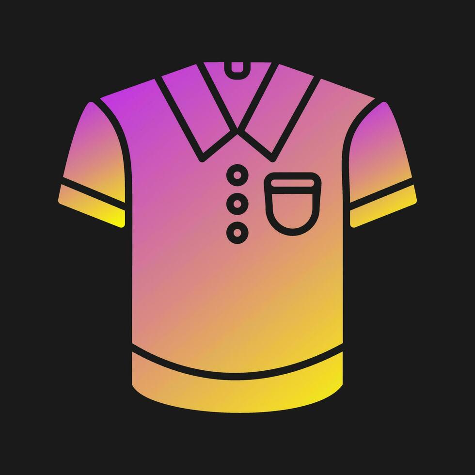 Polo Shirt Vector Icon