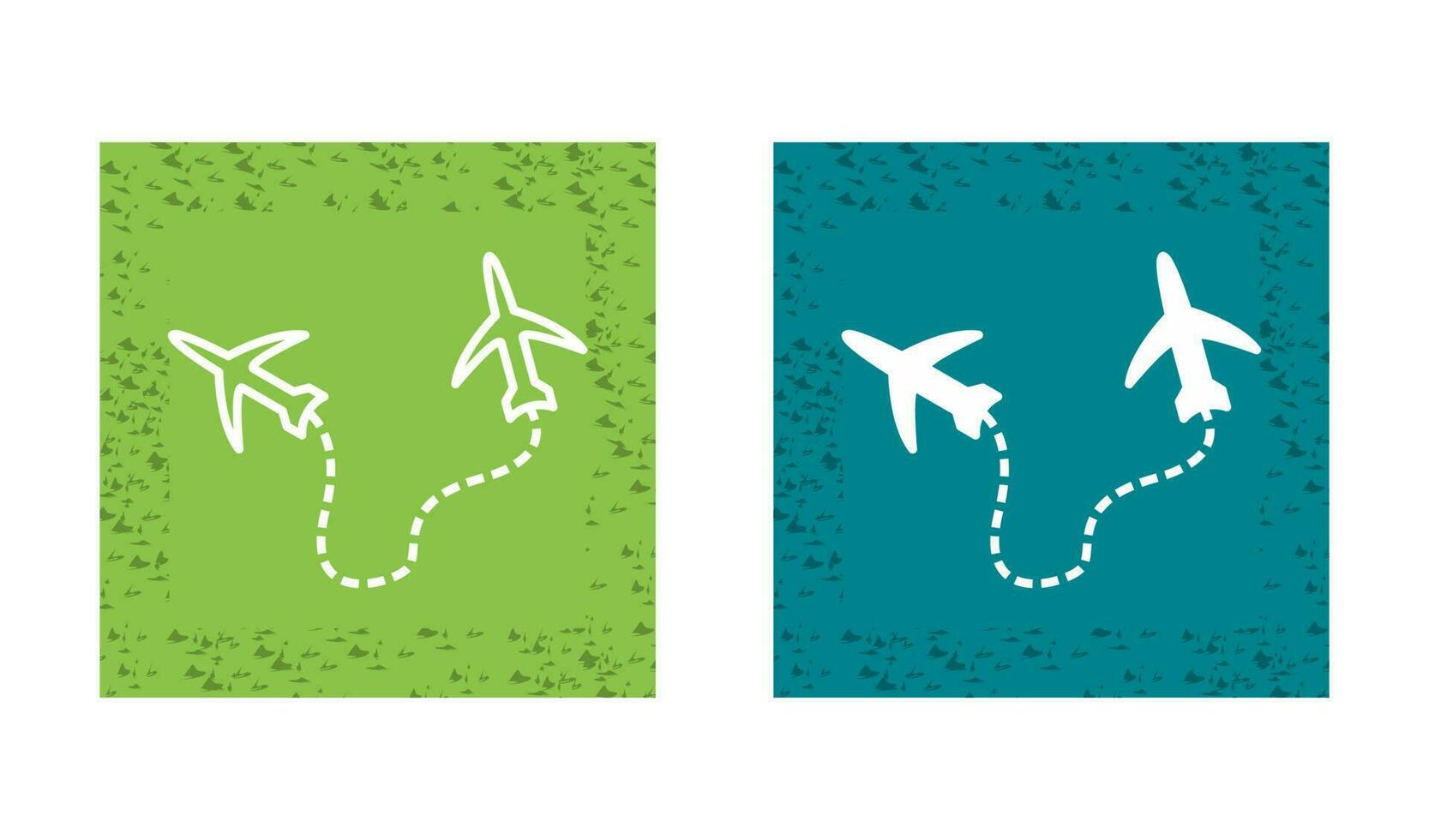 Round Travel Flights Vector Icon