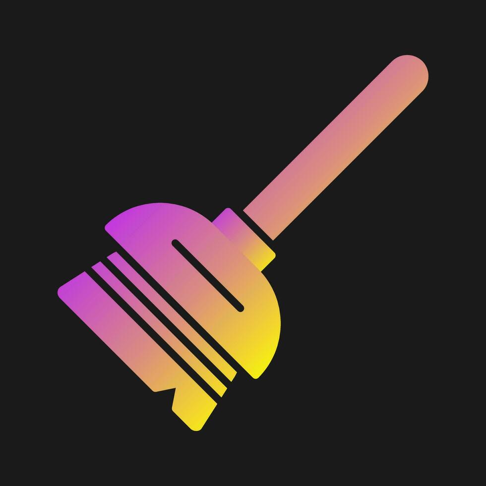 Broom Vector Icon