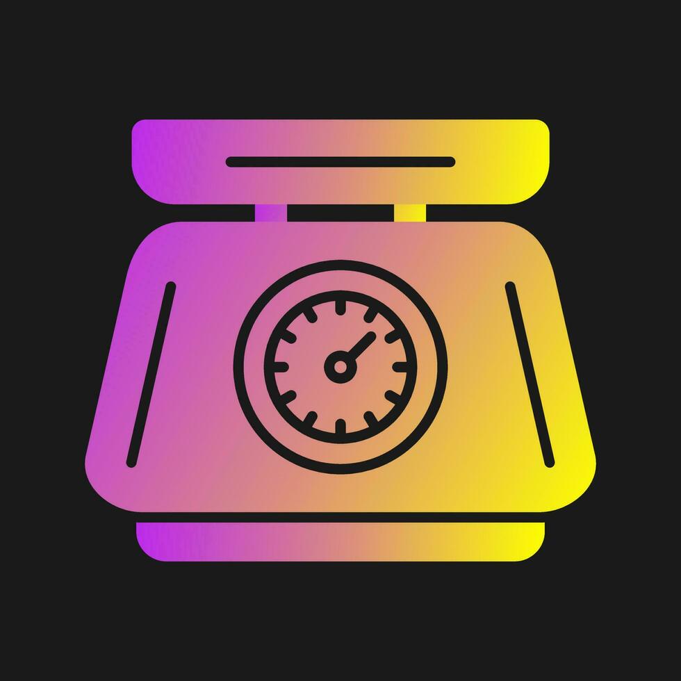 Weight Scale Vector Icon