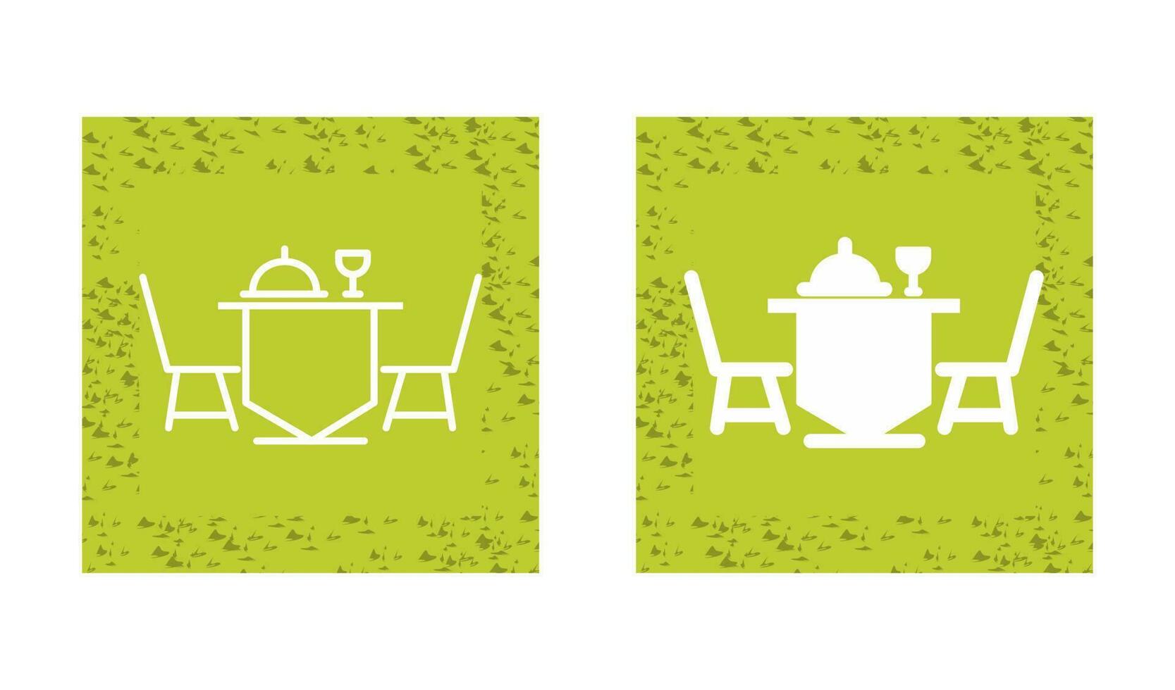 Dinner Table Vector Icon