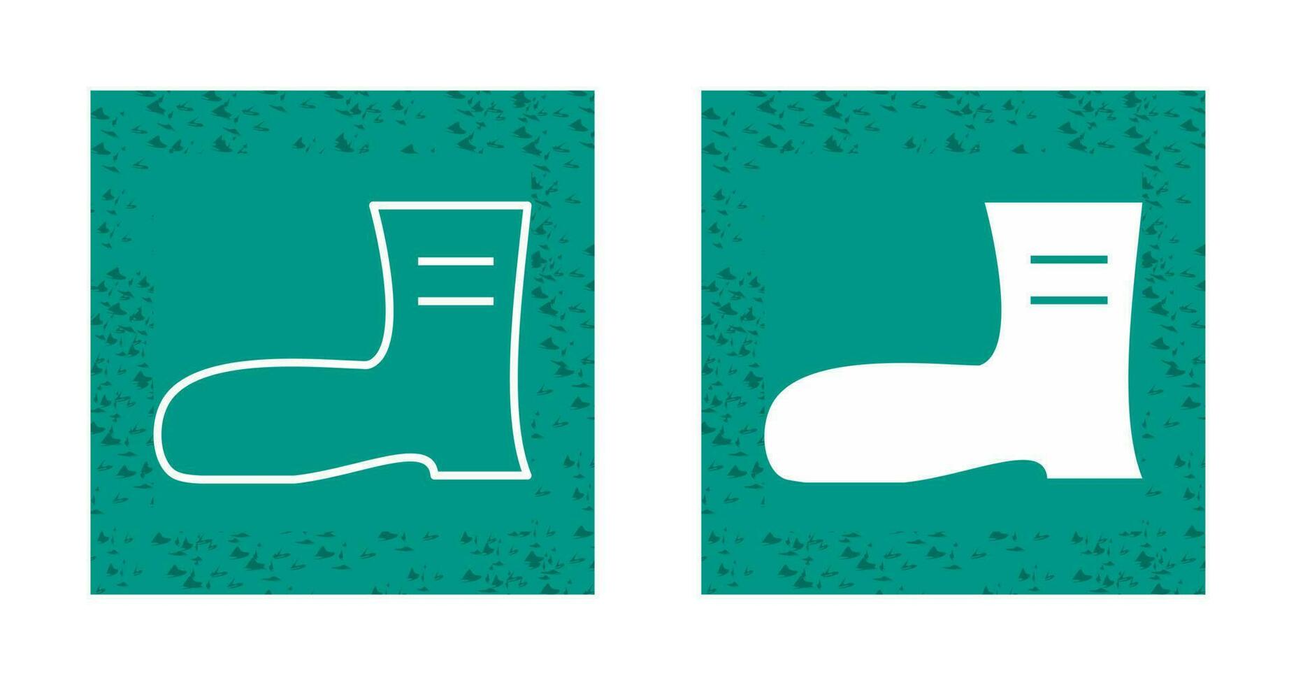 Construction boots Vector Icon