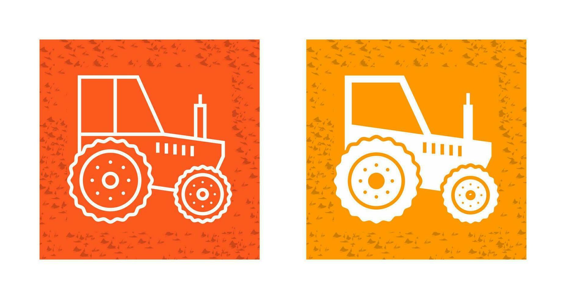 icono de vector de tractor