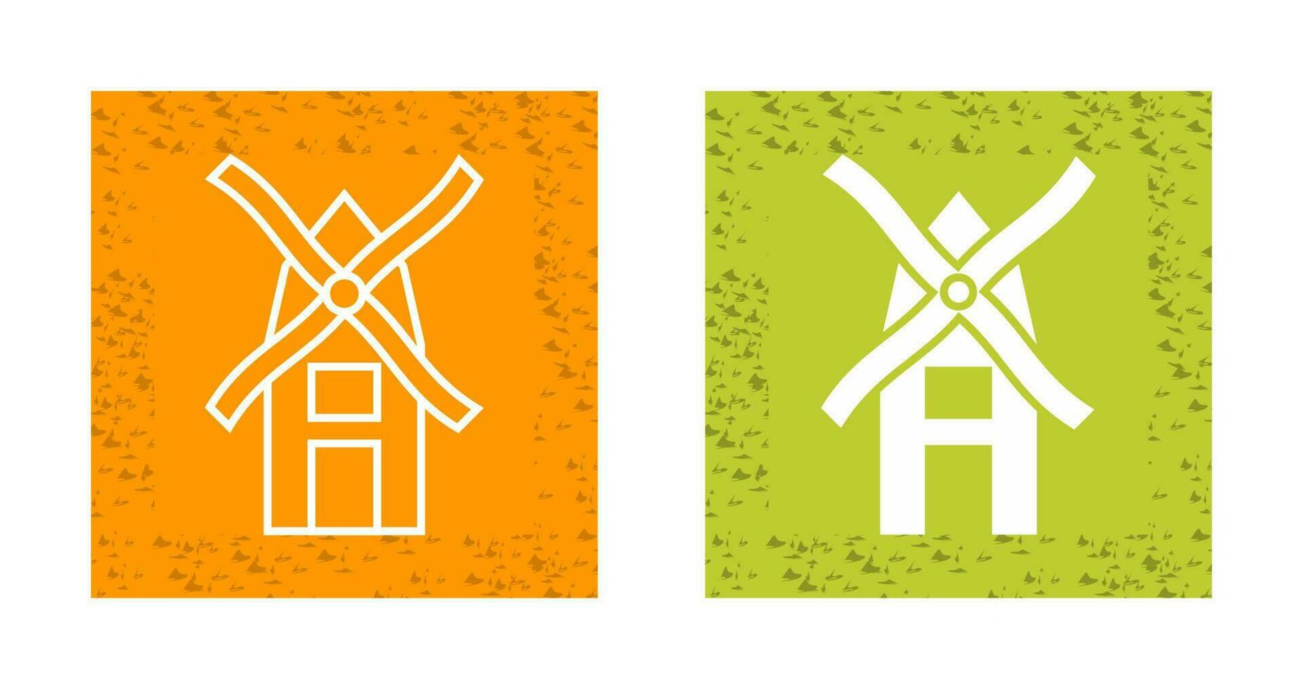 Windmill Vector Icon