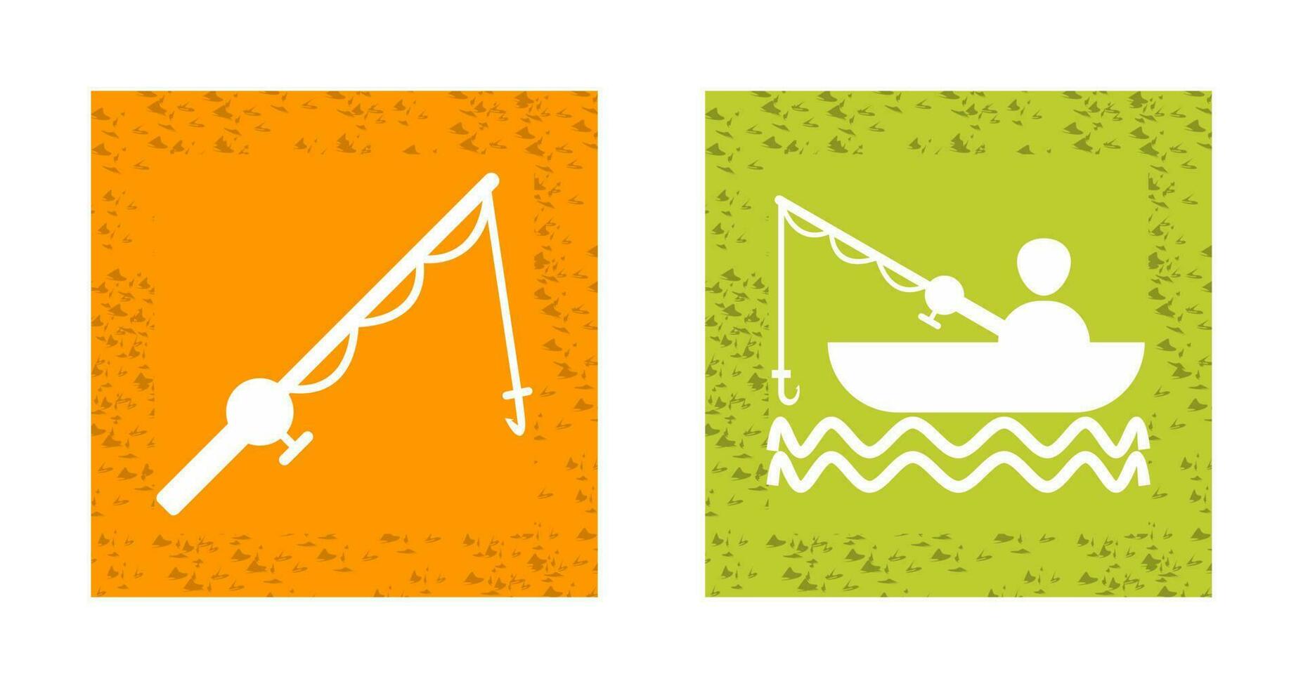 fish Pole Vector Icon