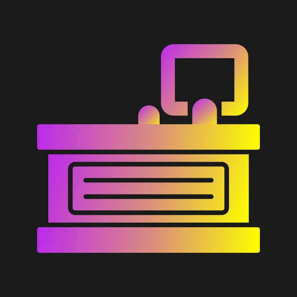 Reception Vector Icon