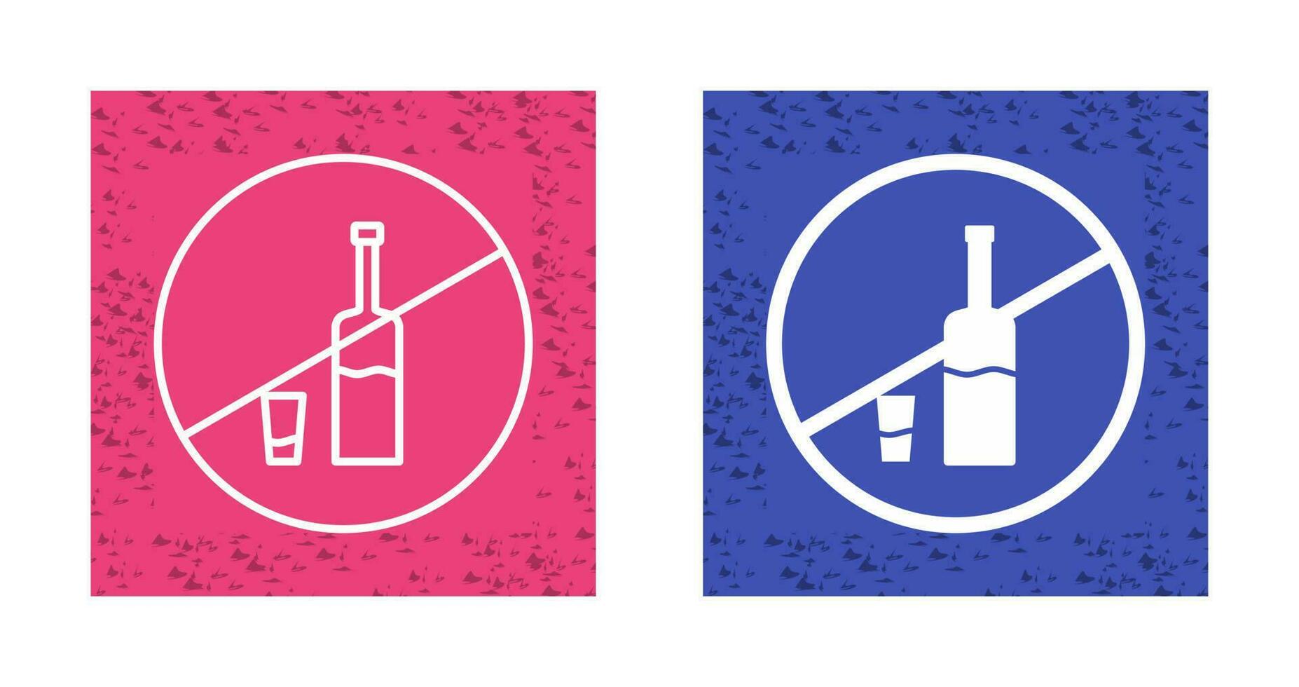 No Drinks Vector Icon