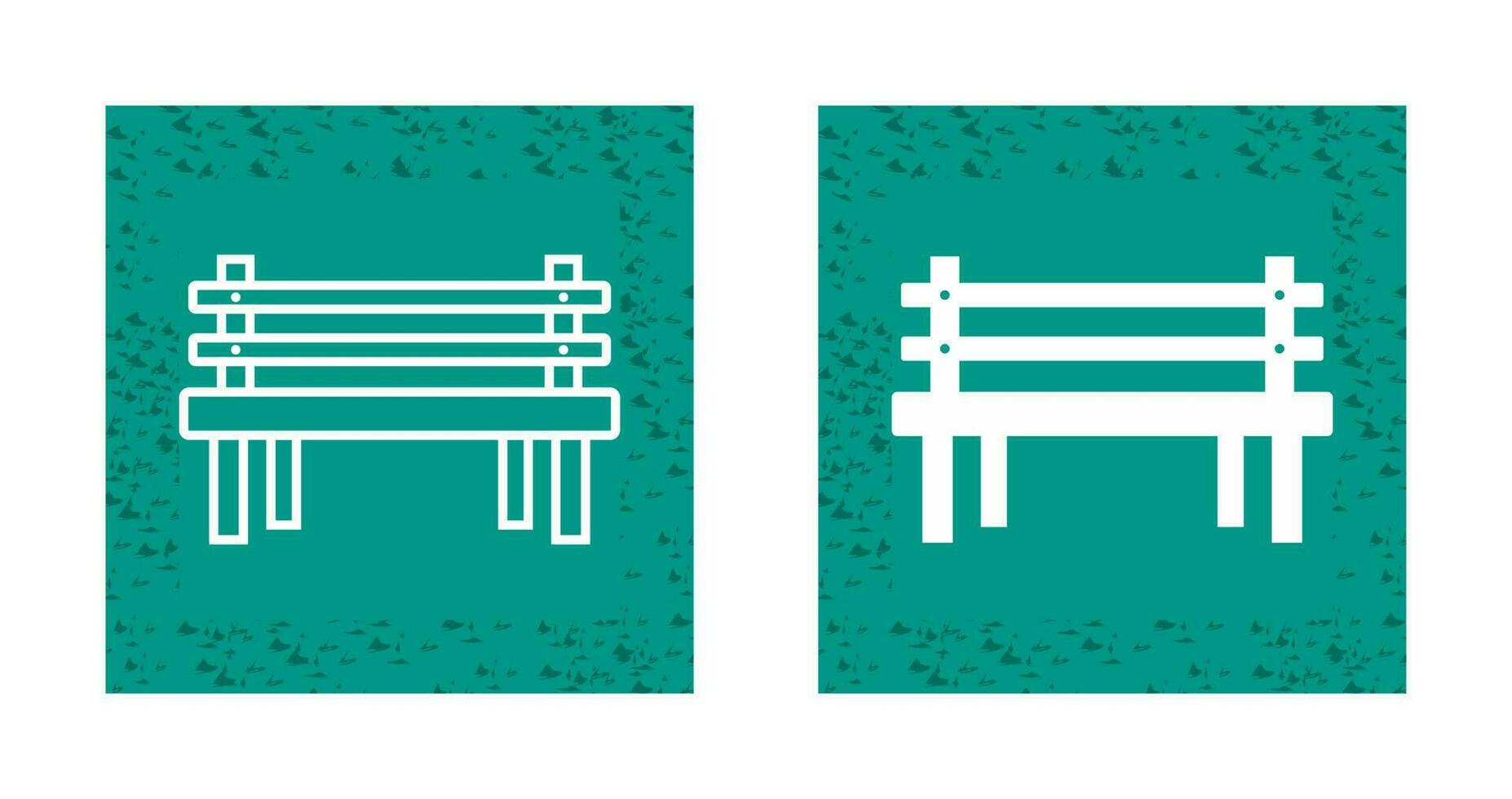 Wooden Bench Vector Icon