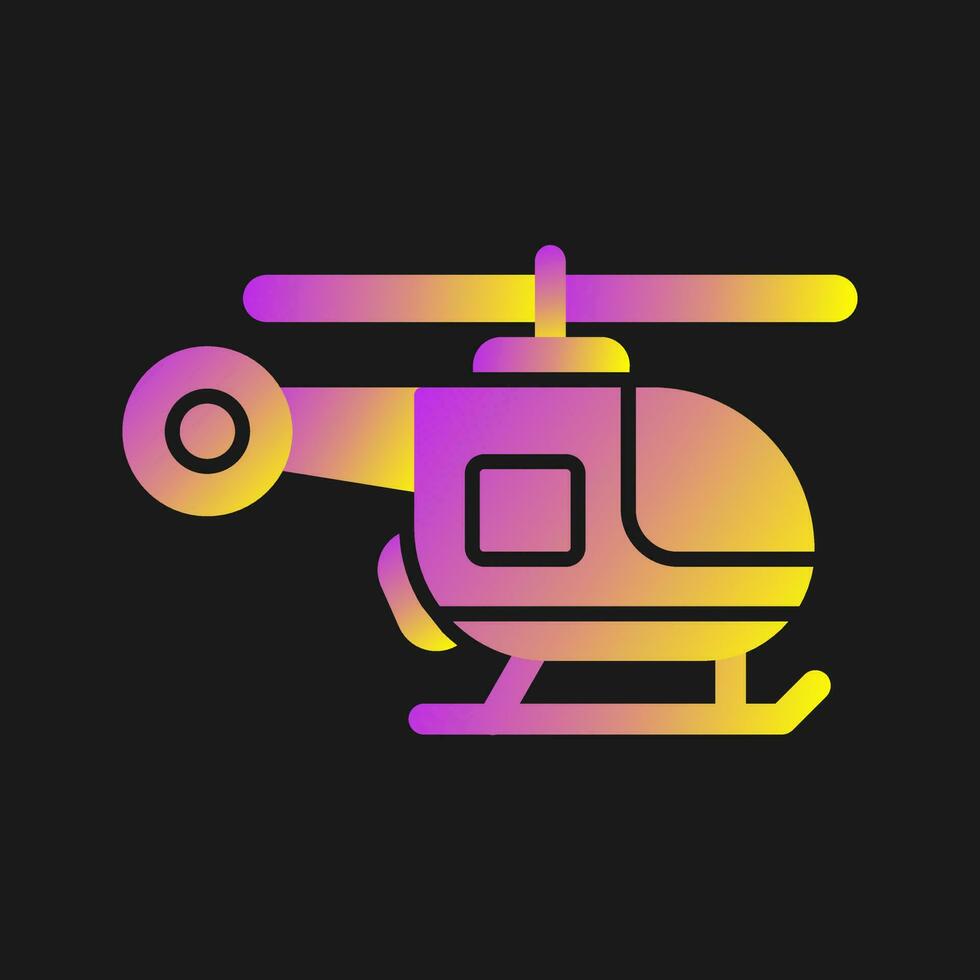 Helicopter Vector Icon
