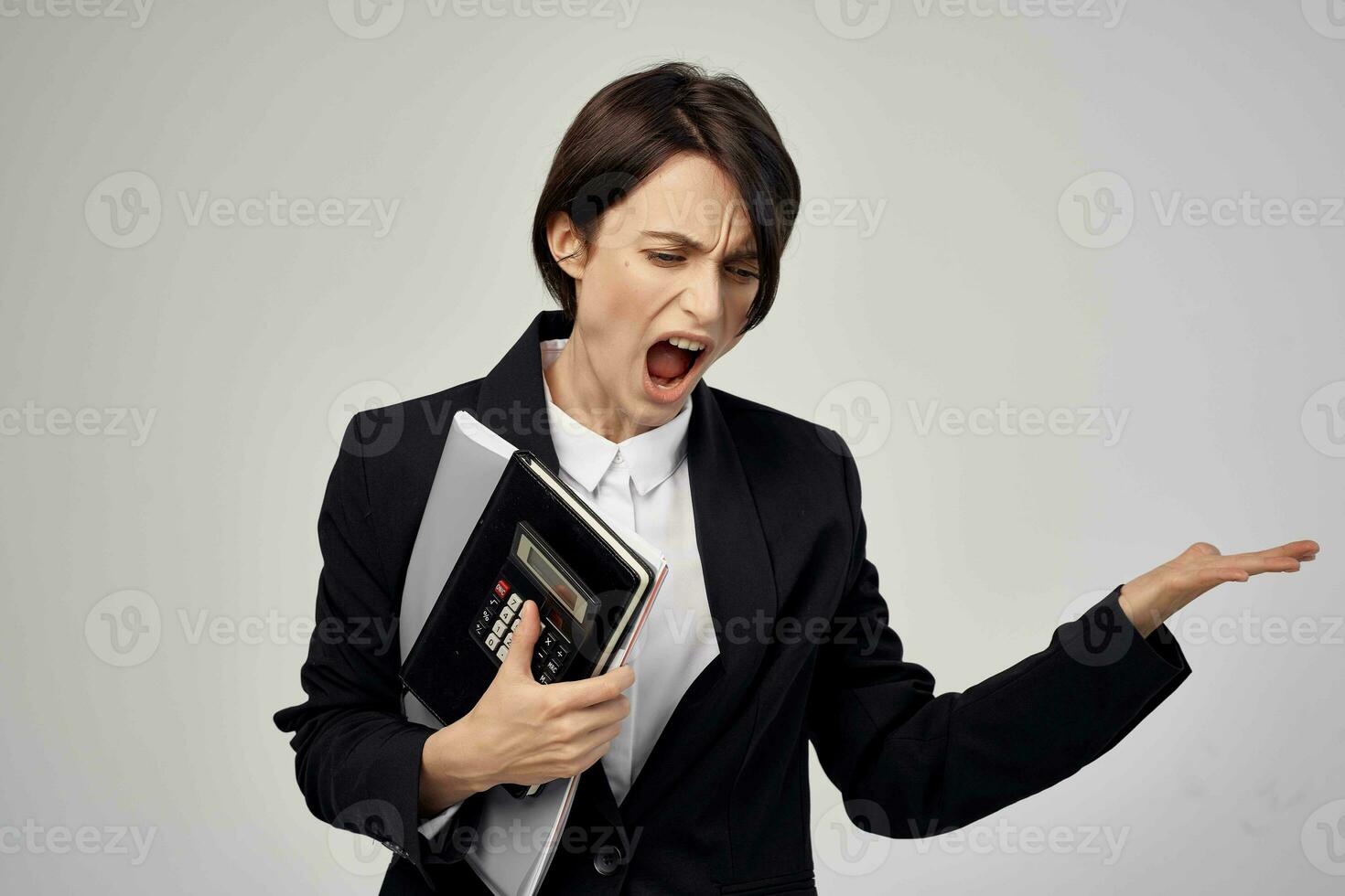Businesswoman documents Professional Job Studio Lifestyle photo