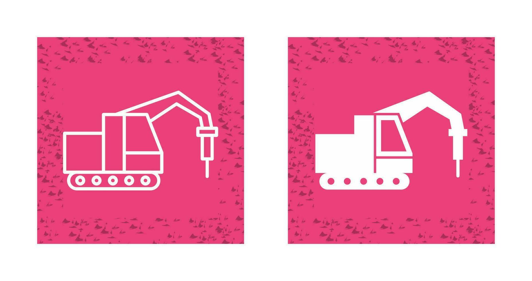 Rock Breaker Vector Icon
