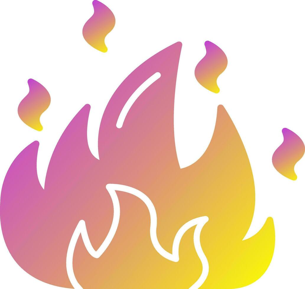 icono de vector de fuego