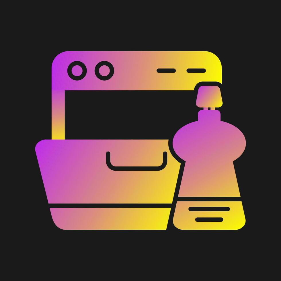 Washing Dishes Vector Icon