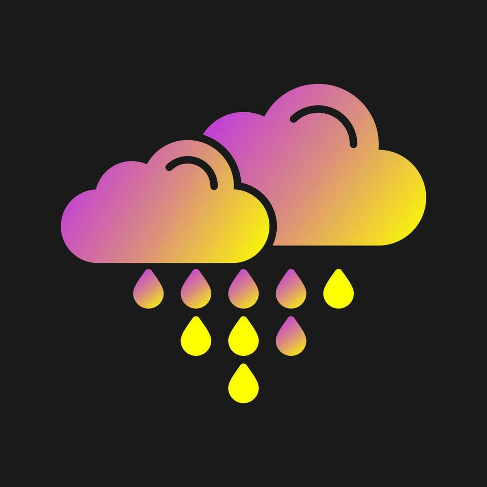 Acid Rain Vector Icon