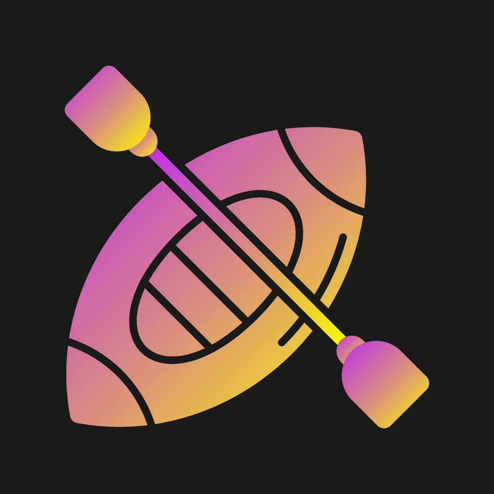 Kayak Vector Icon