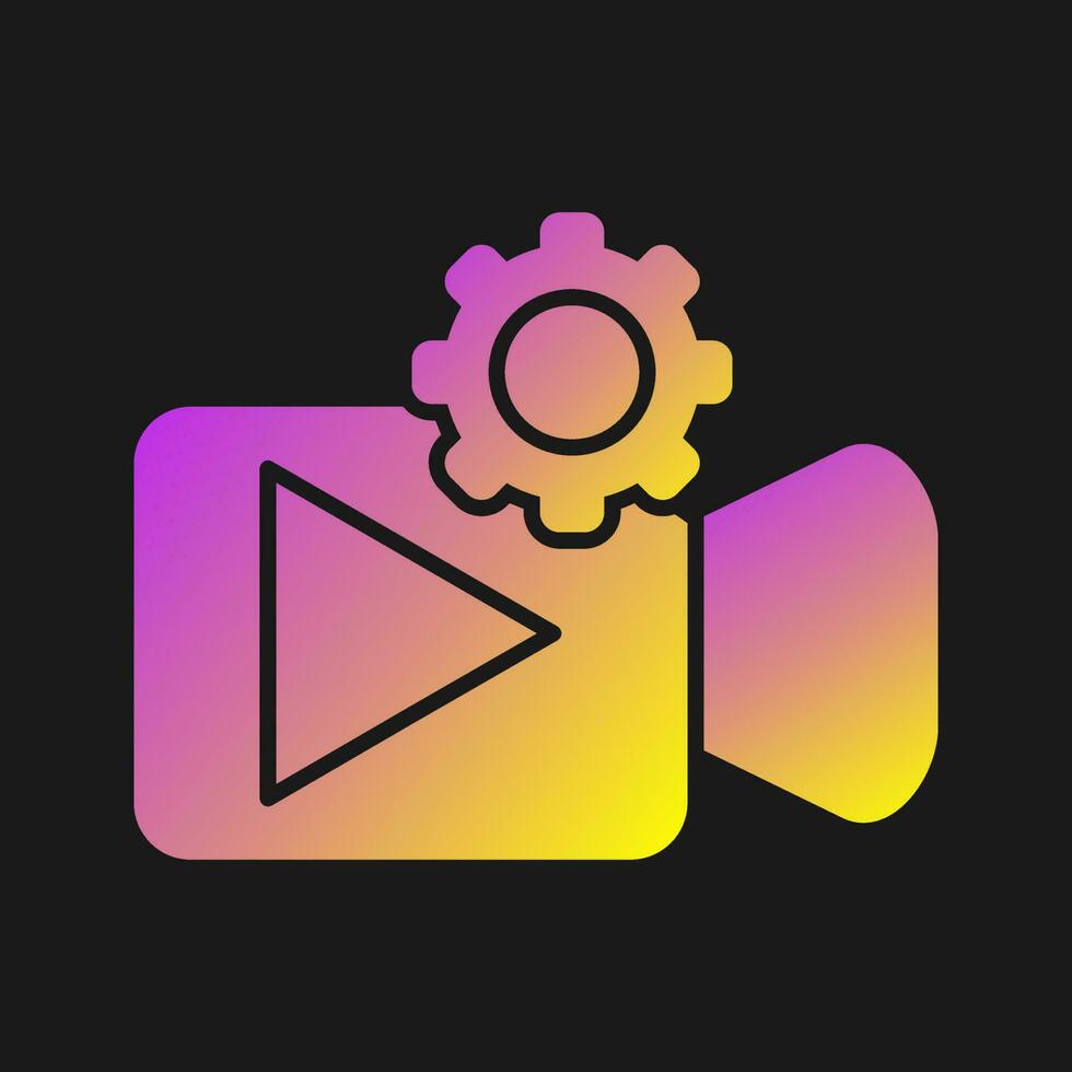 Video Mange Vector Icon