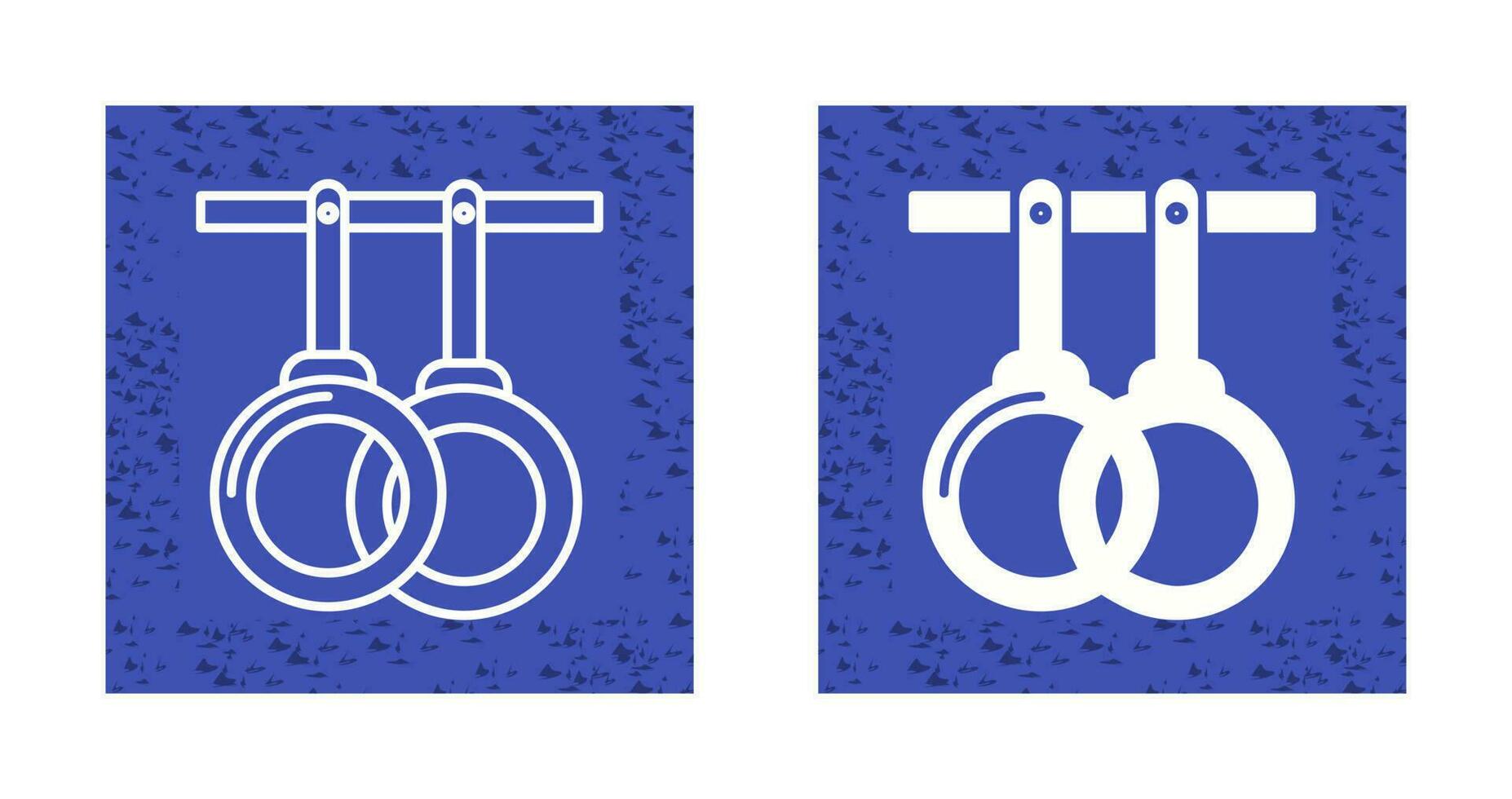 Gym Rings Vector Icon