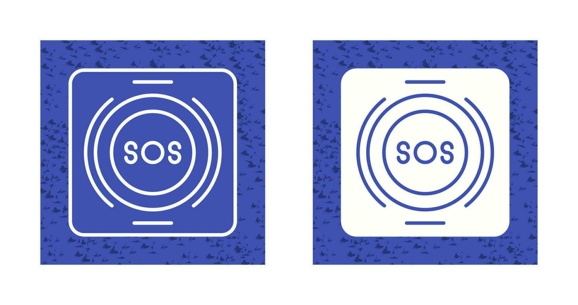 Emergency Button Vector Icon