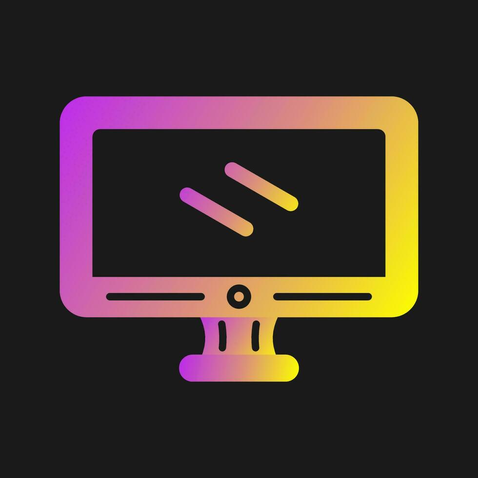 Lcd Vector Icon