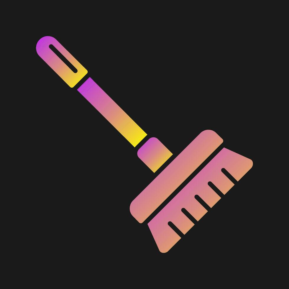 Broom Vector Icon