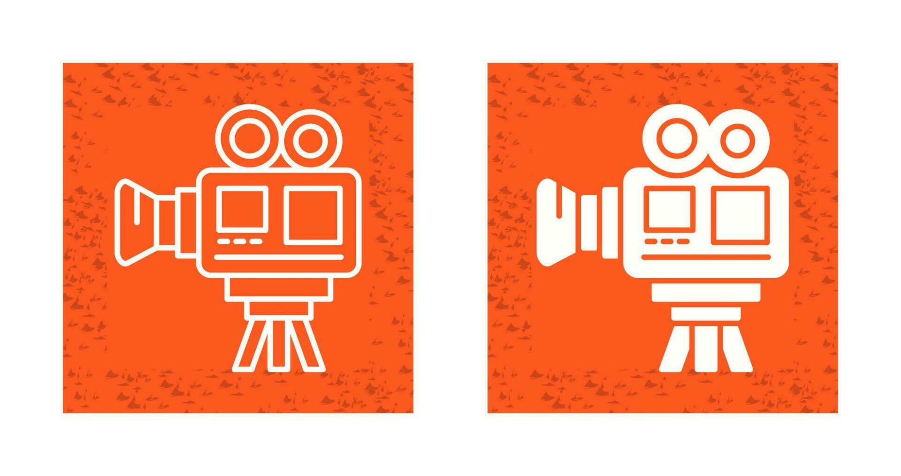 icono de vector de cámara de vídeo