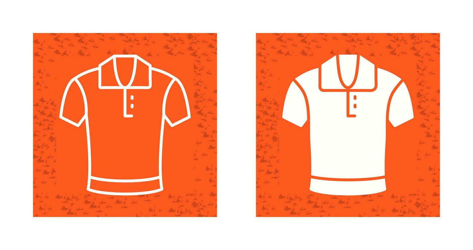 icono de vector de camisa de polo