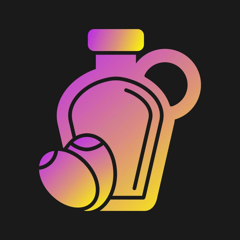 Olive Oil Vector Icon