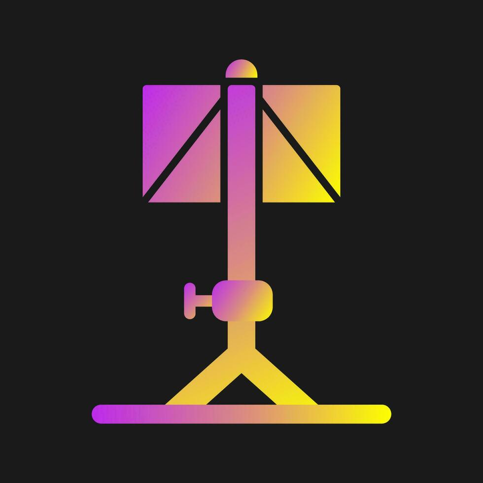 icono de vector de soporte de música